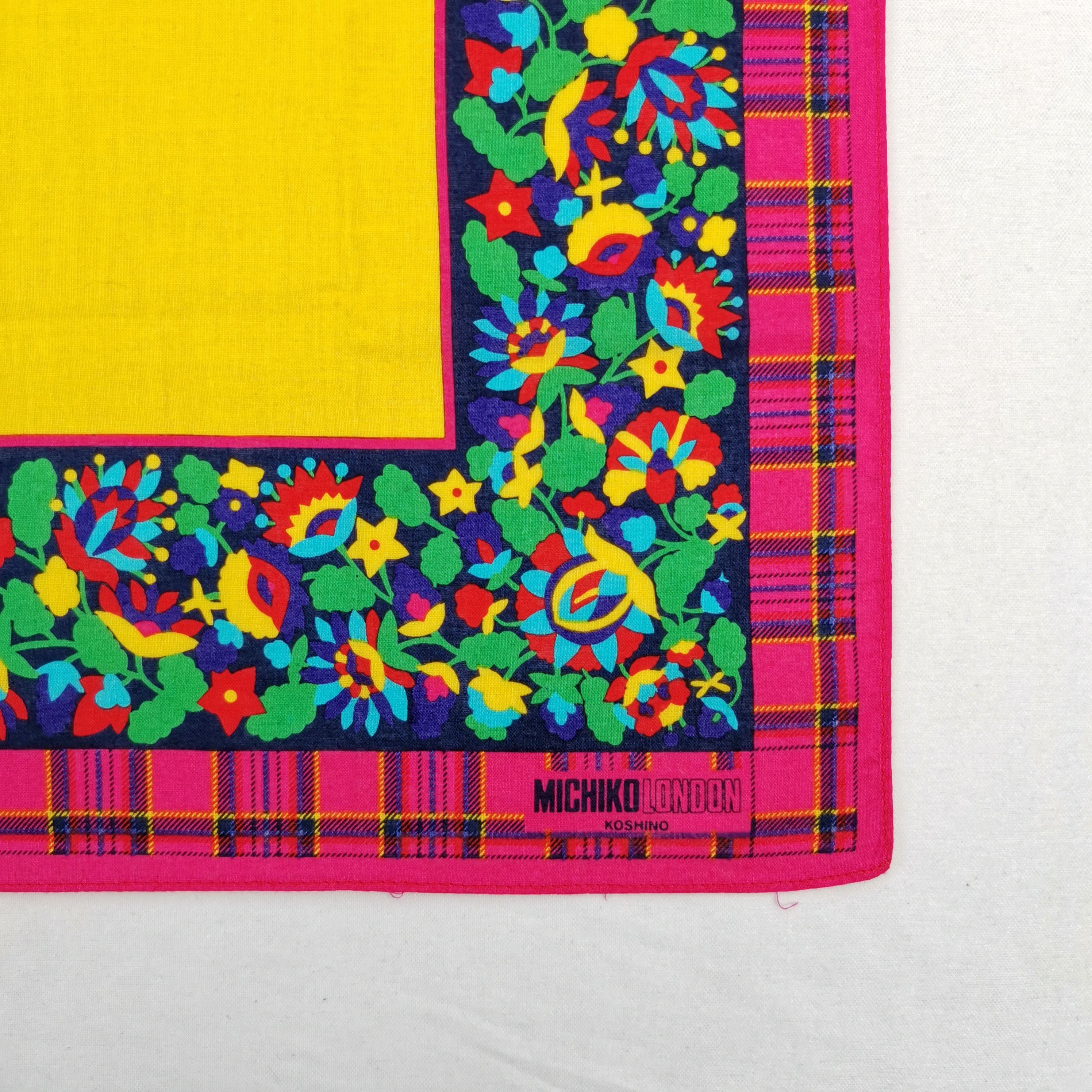 Michiko Koshino London Vintage Michiko London Handkerchief Neckerchief Bandana Size ONE SIZE - 3 Thumbnail