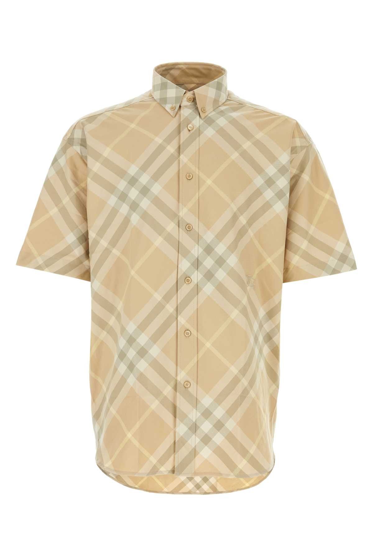 image of Burberry Printed Cotton Shirt, Men's (Size Small)