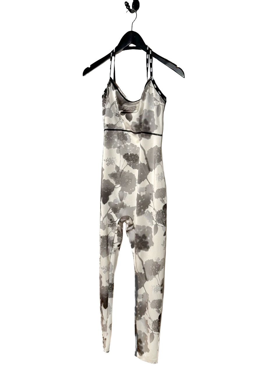 Fendi Fendi Ivory Shady Flowers Active Jumpsuit Size 42" / US 20 - 2 Thumbnail