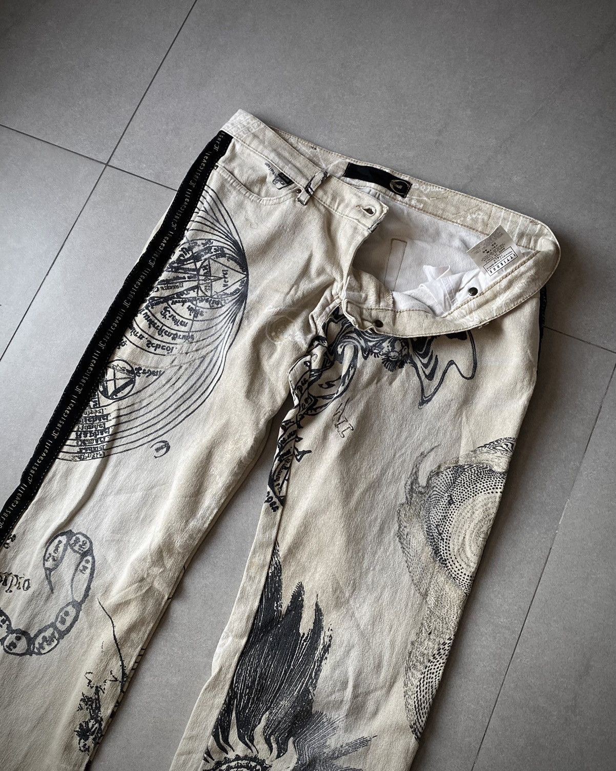 Just Cavalli Just Cavalli AW03 Astrology Stripe Pants Size US 35 - 5 Thumbnail