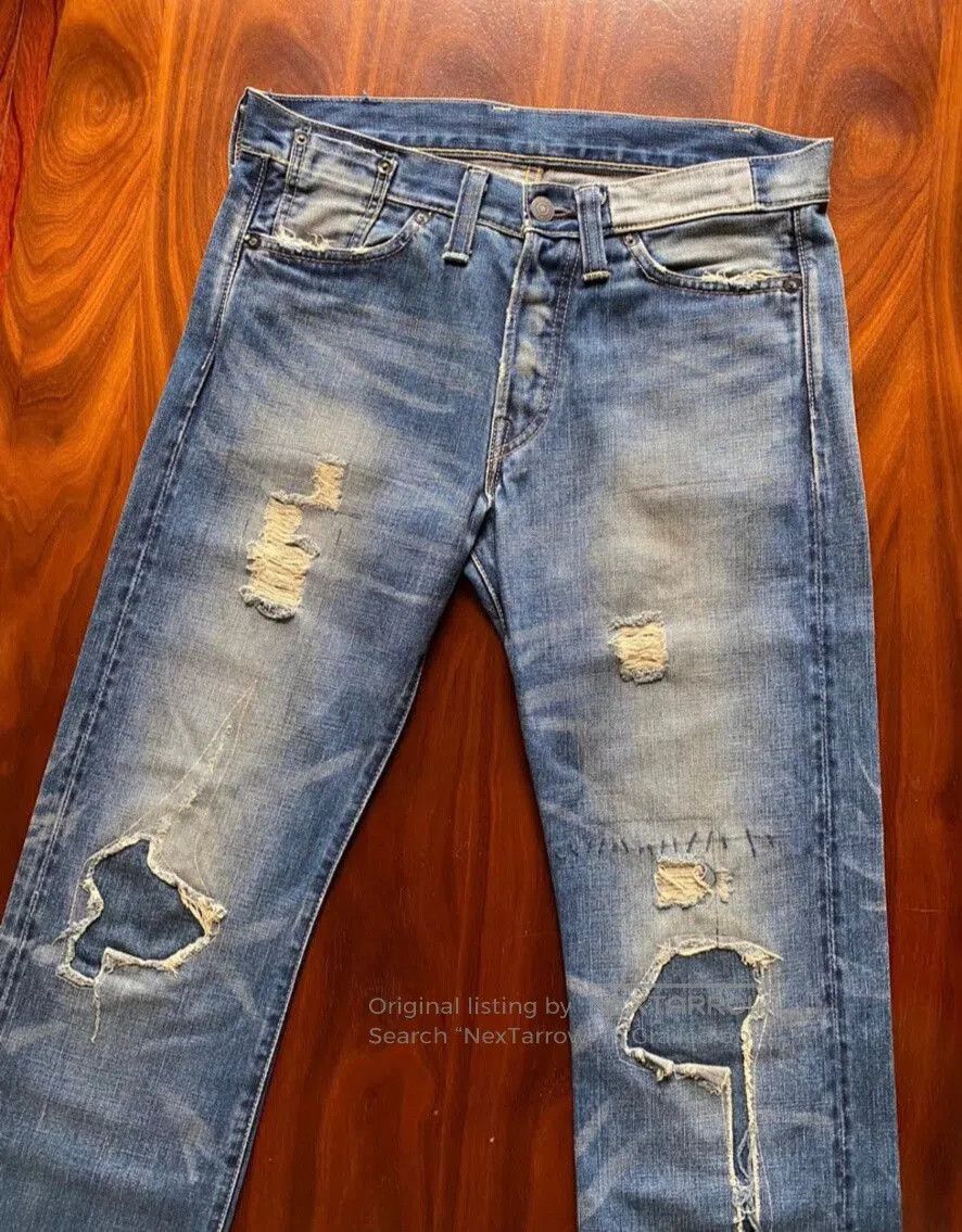 Levi's Vintage Clothing levis vintage clothing distressed jeans size w31. Size US 31 - 2 Thumbnail