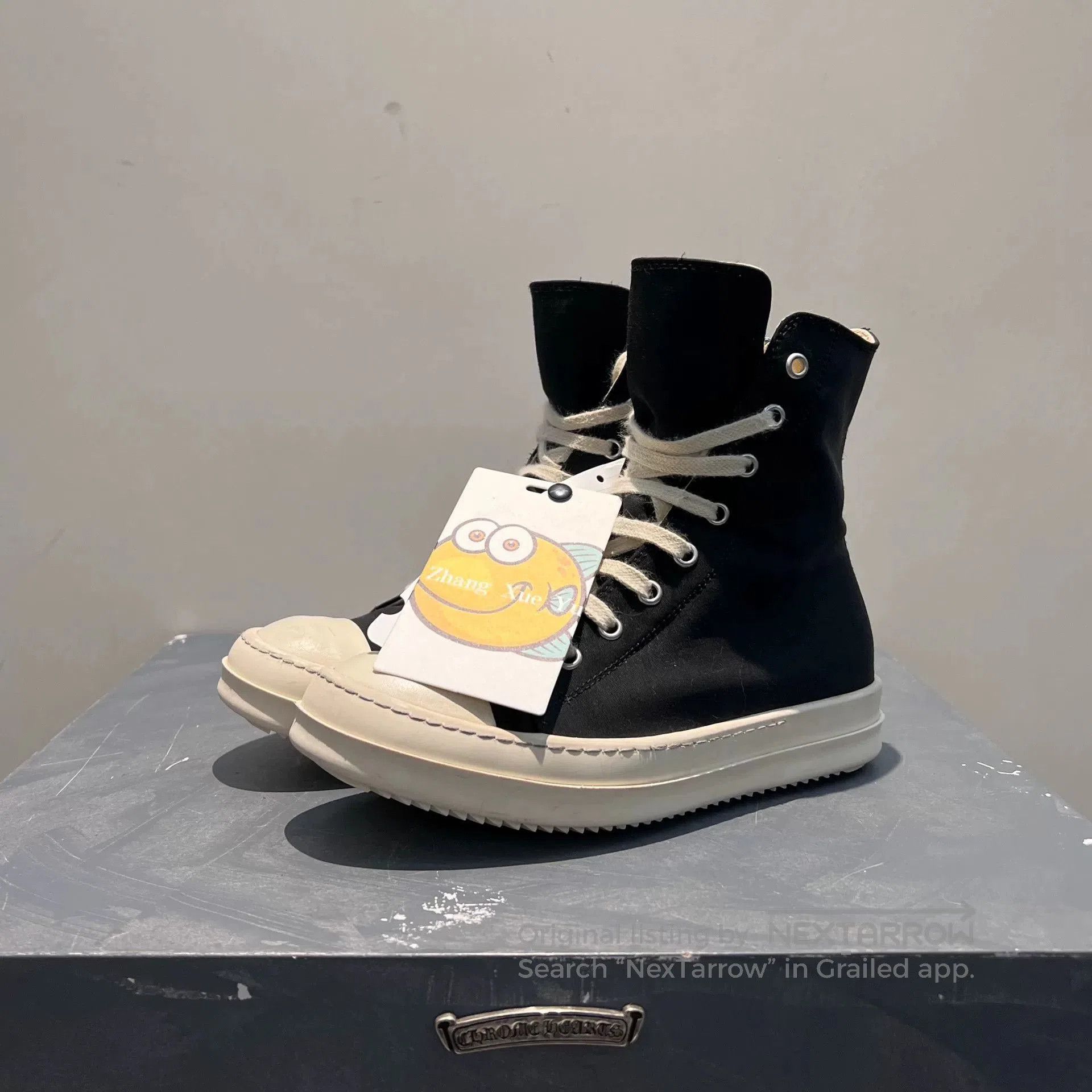 Rick Owens Drkshdw Rick Owens DRKSHDW Black and White Sneakers. Size US 10 / EU 43 - 1 Thumbnail