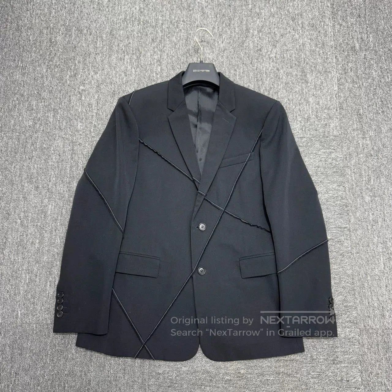 Dior dior tailored wool suit with unique stitching. Size US L / EU 52-54 / 3 - 1 Thumbnail