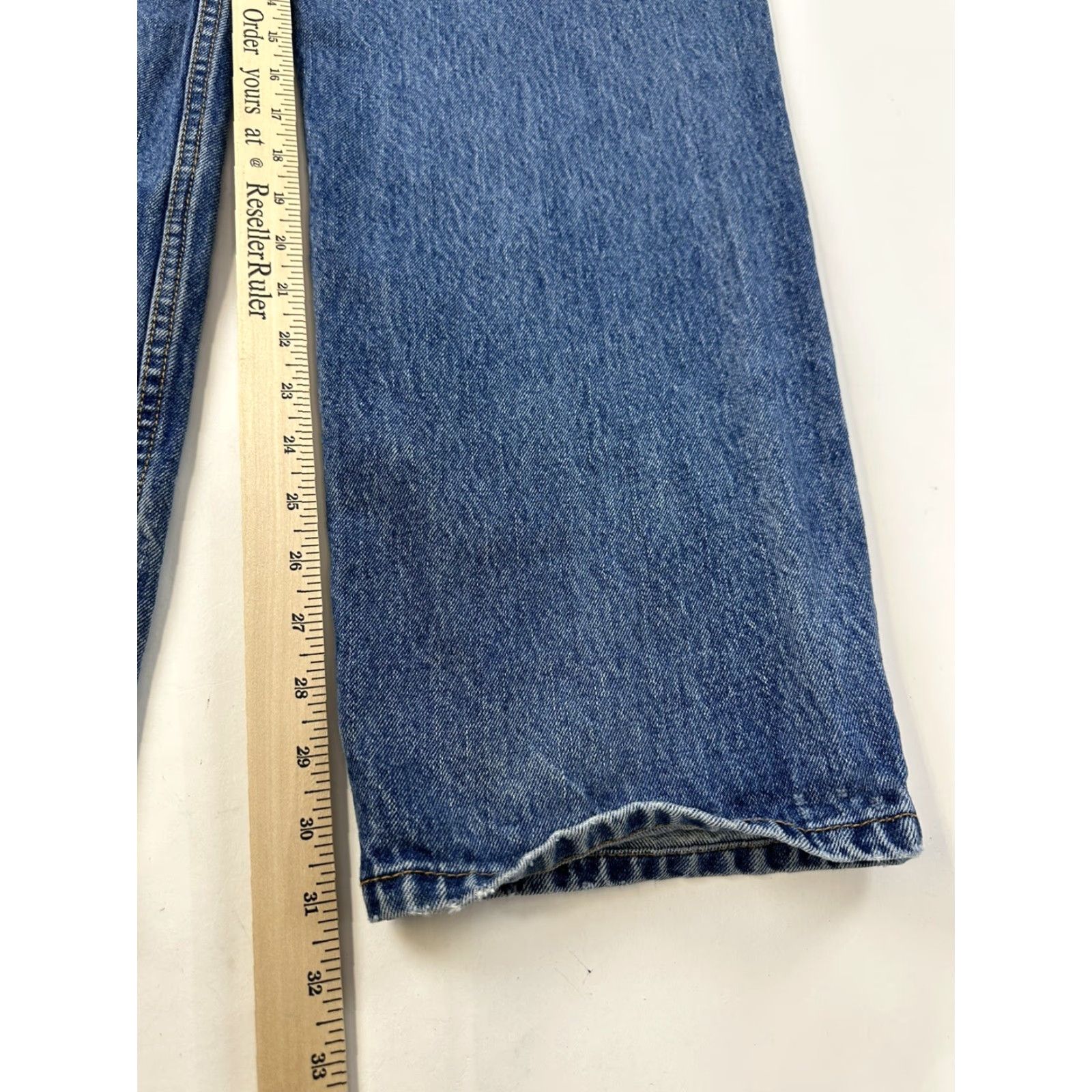 Vintage VINTAGE Levis Jeans 505 Men’s 35x31 Regular Denim Cotton Blue Levis 505 Straight Inseam 31 Size US 34 / EU 50 - 6 Thumbnail