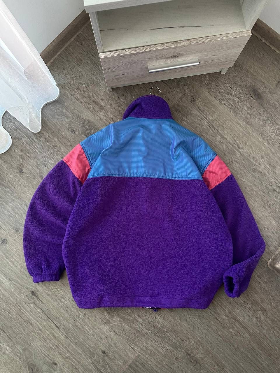 Ellesse × Vintage Vintage Ellesse Violet Outdoor Polartec Fleece Anorak Jacket Size US L / EU 52-54 / 3 - 10 Thumbnail