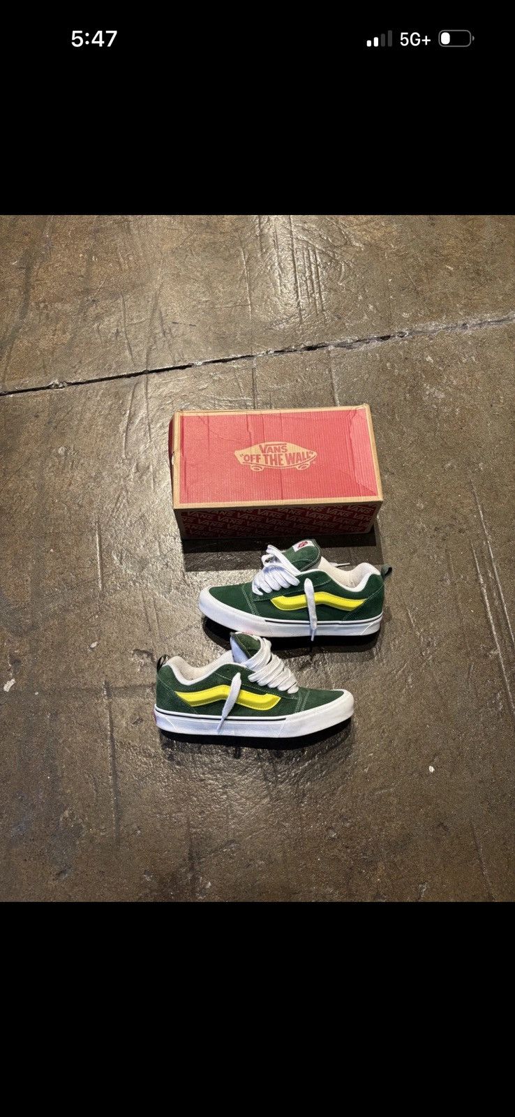 Vans Vans Knu Skool Green Size US 10 / EU 43 - 1 Thumbnail