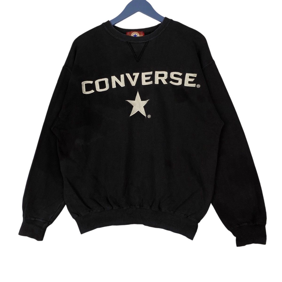 Converse × Vintage Vintage Converse All Star Printed Crewneck Sweatshirt Size US M / EU 48-50 / 2 - 2 Thumbnail