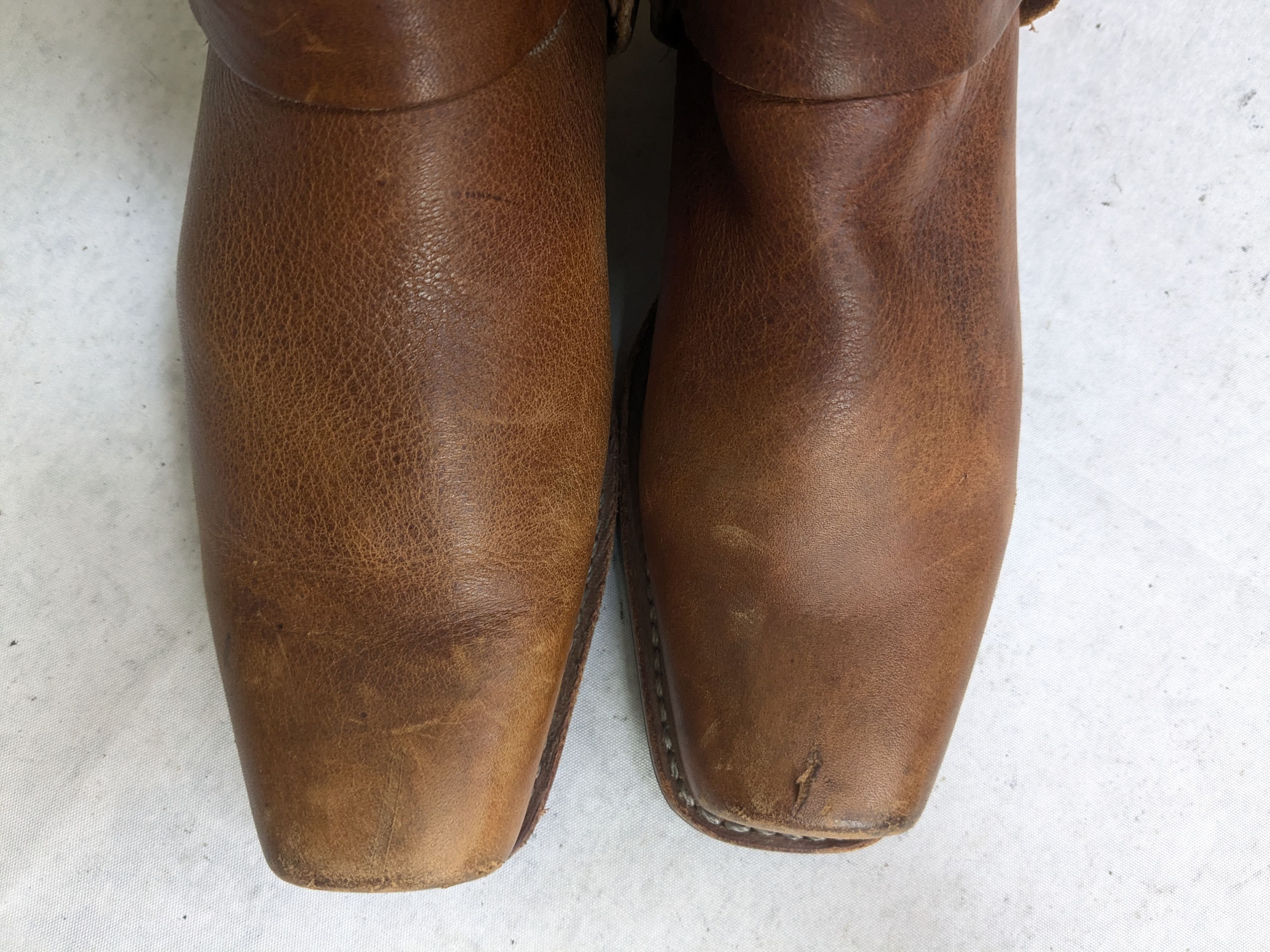 Frye Frye Harness Boots Brown 8.5 M Leather USA Size US 8.5 / EU 41-42 - 3 Thumbnail