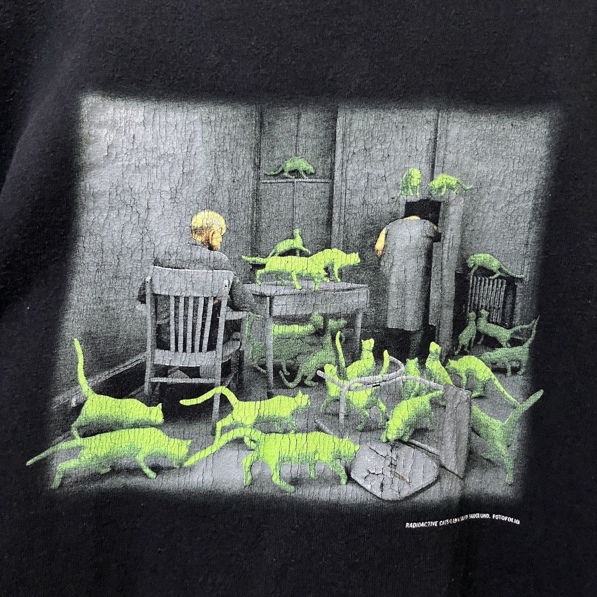 Fruit Of The Loom × Vintage Vintage Art Sandy Skoglund Fotofolio Cats T Shirt Size US XS / EU 42 / 0 - 3 Thumbnail
