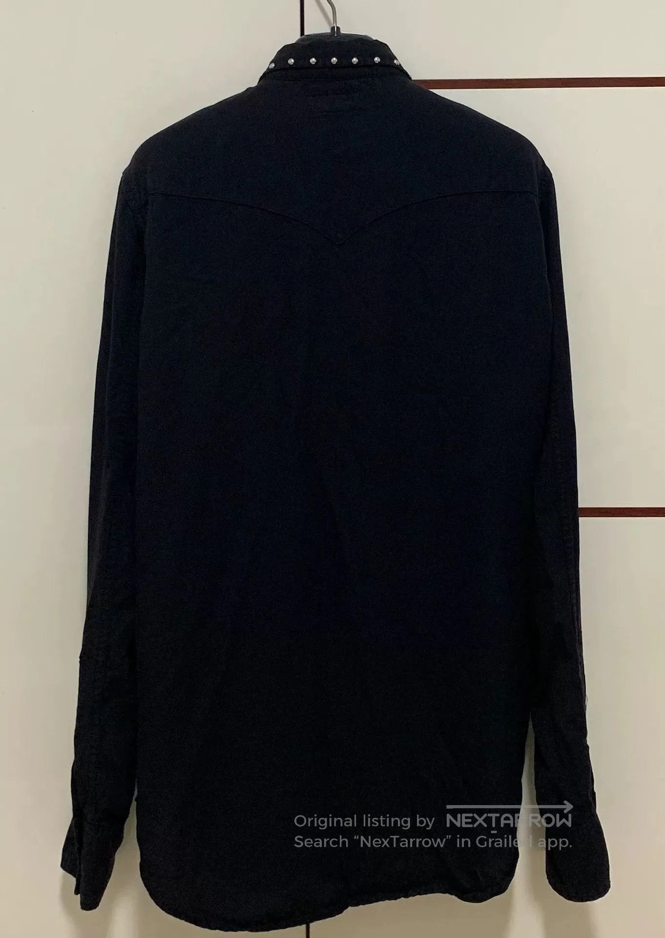 Saint Laurent Paris Saint Laurent Black Denim Shirt with Studs. Size US L / EU 52-54 / 3 - 2 Thumbnail
