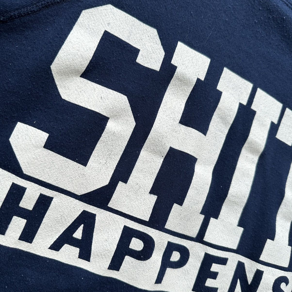 Tultex Vintage Sweatshirt Sh*t Happens 80s Funny Graphic USA Size US L / EU 52-54 / 3 - 4 Thumbnail