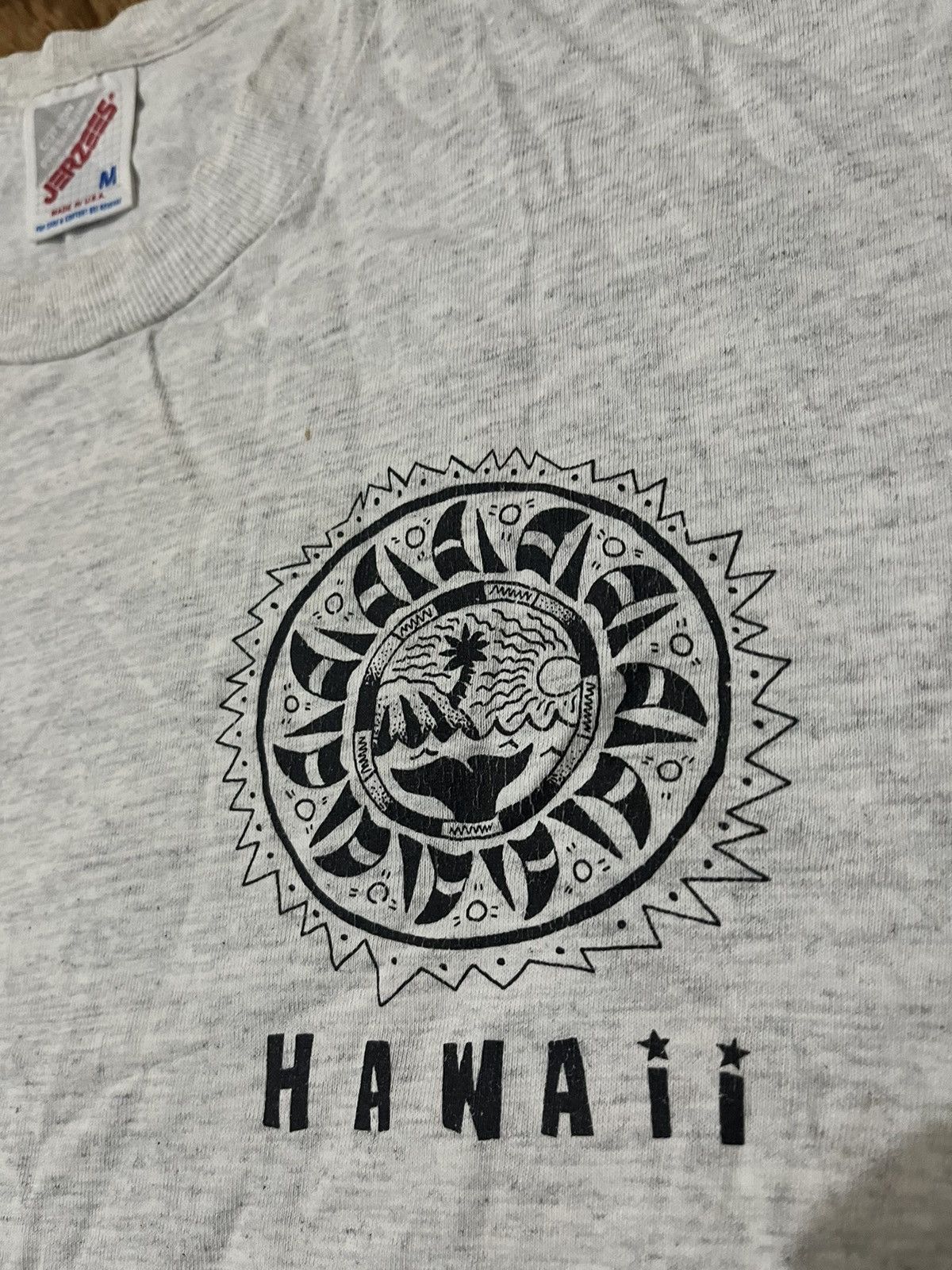 Vintage Hawai Tshirt Tag Jerzees Made In USA Y2K Style Vintage Size US M / EU 48-50 / 2 - 2 Thumbnail