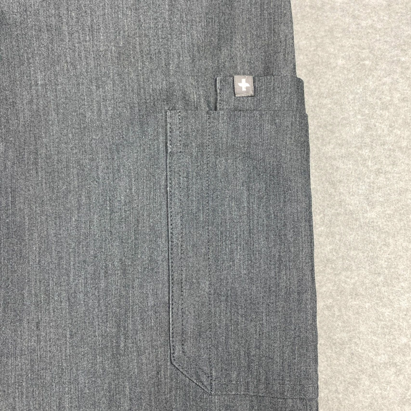 Vintage FIGS Yola Skinny Scrub Pants Womens Small Gray Solid Slim Stretch Technical Collection Size 28" / US 6 / IT 42 - 5 Thumbnail
