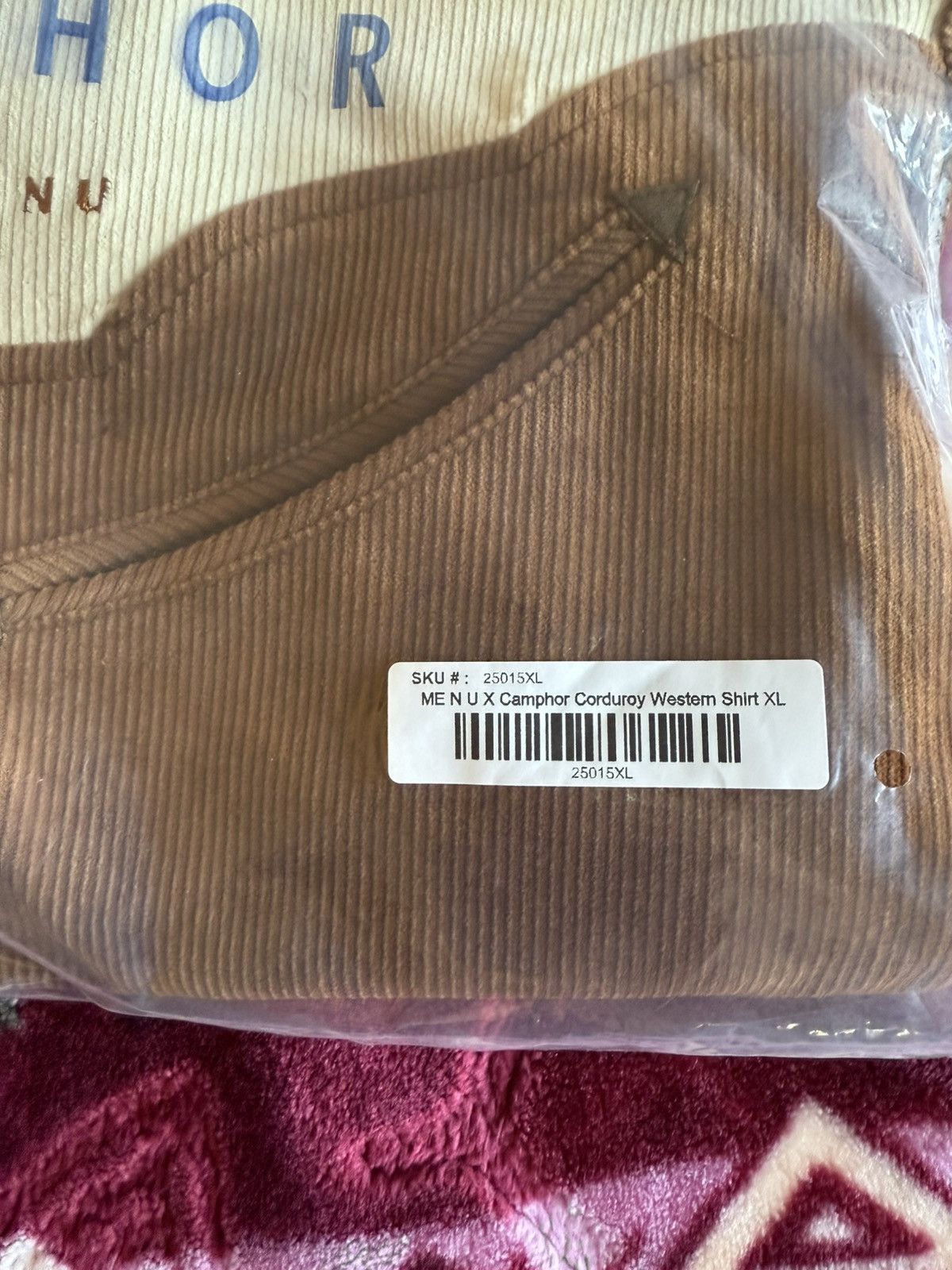 YITAI Yital x Menu x Camphor Corduroy Western Shirt Size XL New 🔥 Size US XL / EU 56 / 4 - 10 Thumbnail