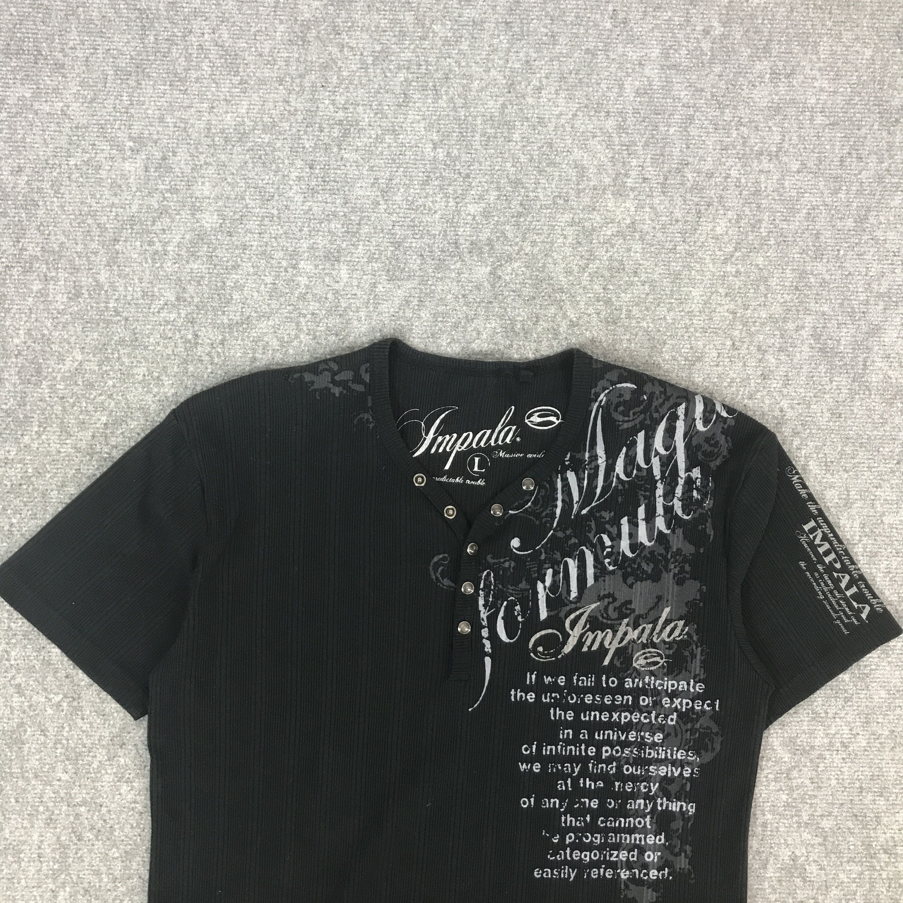 Japanese Brand IFSIXWASNINE IMPALA JAPAN STYLE PUNK TSHIRTS Size US L / EU 52-54 / 3 - 3 Thumbnail