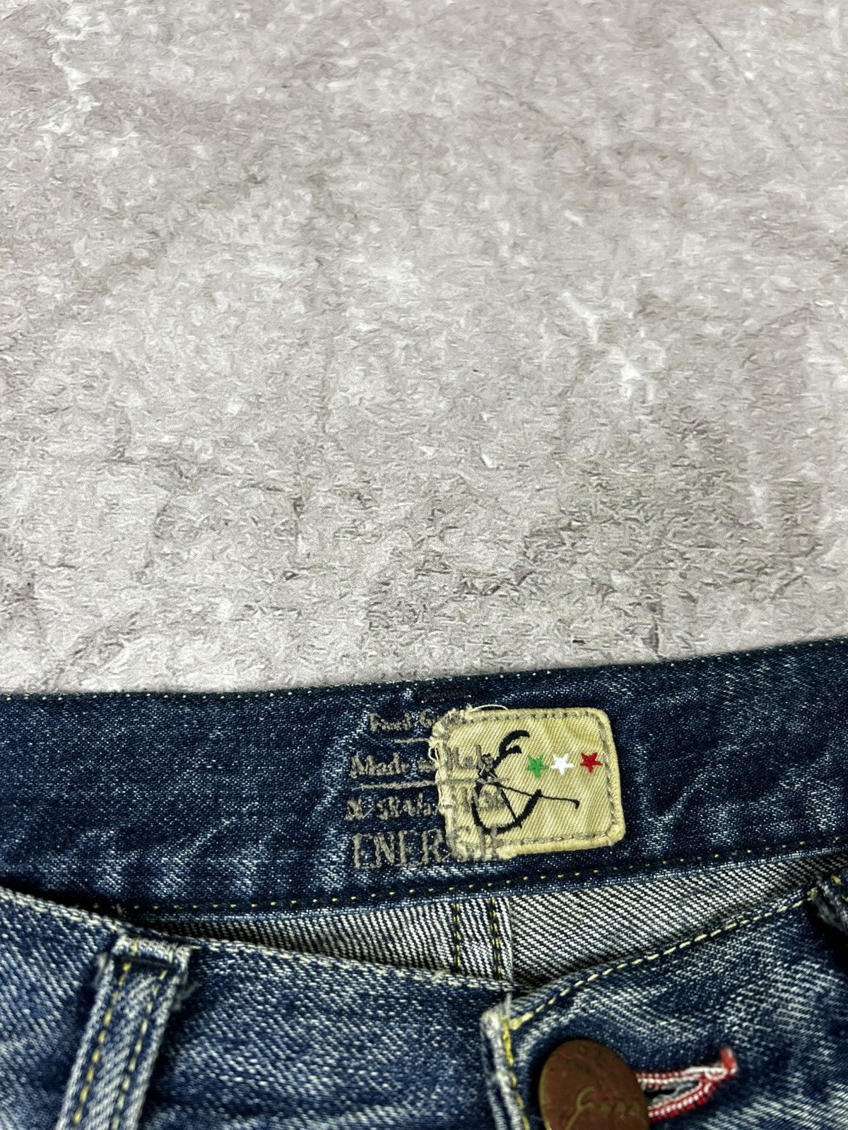 Energie × Pharrell × Sixty ENRARE >* Energie x Pharrel William Stone Wash Denim Jeans Size US 33 - 7 Thumbnail