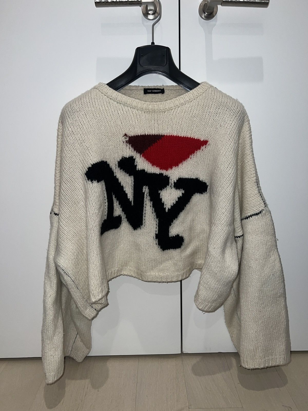 Raf Simons I love NY sweater raf | Grailed