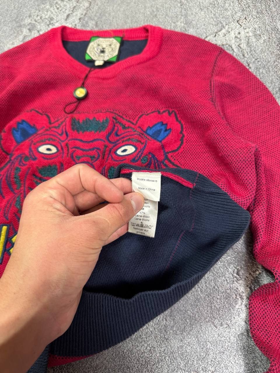 Designer × Kenzo Kenzo jungle Paris Tiger logo Sweatshirt Size S / US 4 / IT 40 - 5 Thumbnail