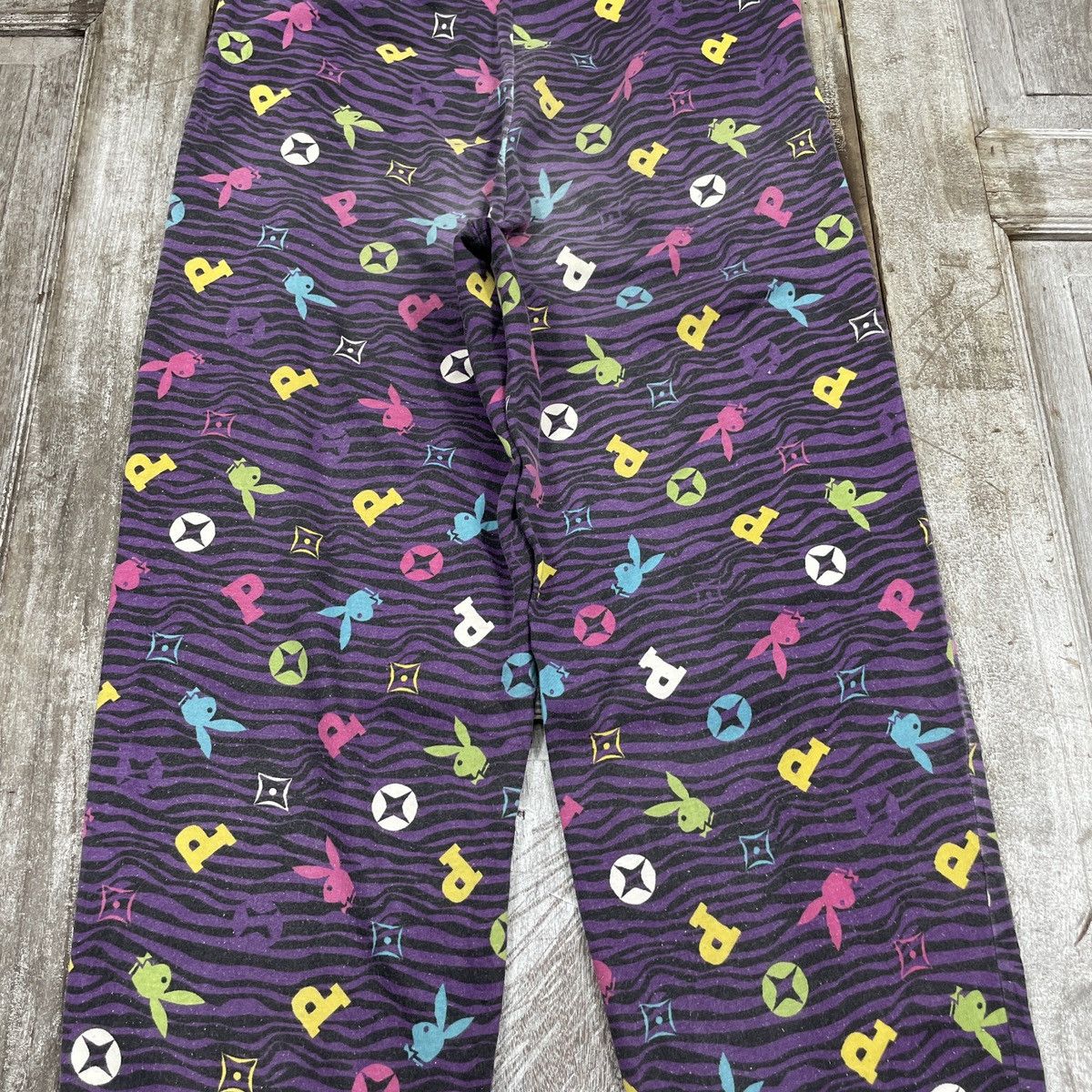 Playboy × Vintage Vintage Playboy Monogram Faded Sweat pant Size US 32 / EU 48 - 4 Thumbnail