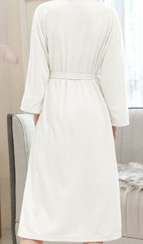 The Unbranded Brand Women Soft Robe Lightweight Spa Shower Bathrobe Size M / US 6-8 / IT 42-44 - 1 Thumbnail