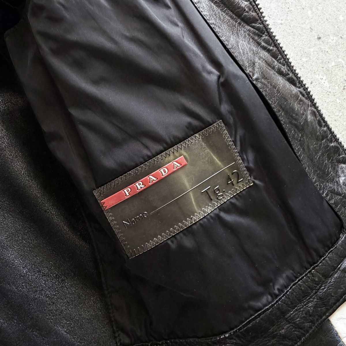 Prada Prada AW2007 Café Racer Pelle Leather Biker Jacket Size M / US 6-8 / IT 42-44 - 7 Thumbnail