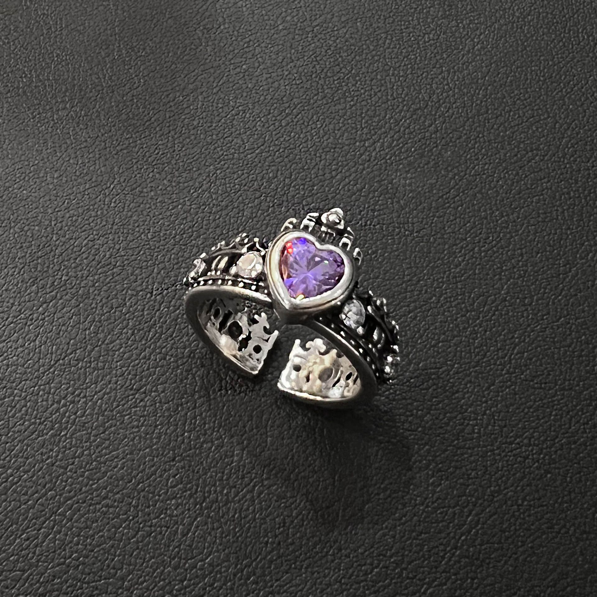 Jewelry Crazy Jewelry Rings Open Size Chrome Ring (Size 7-13) Size ONE SIZE - 3 Thumbnail