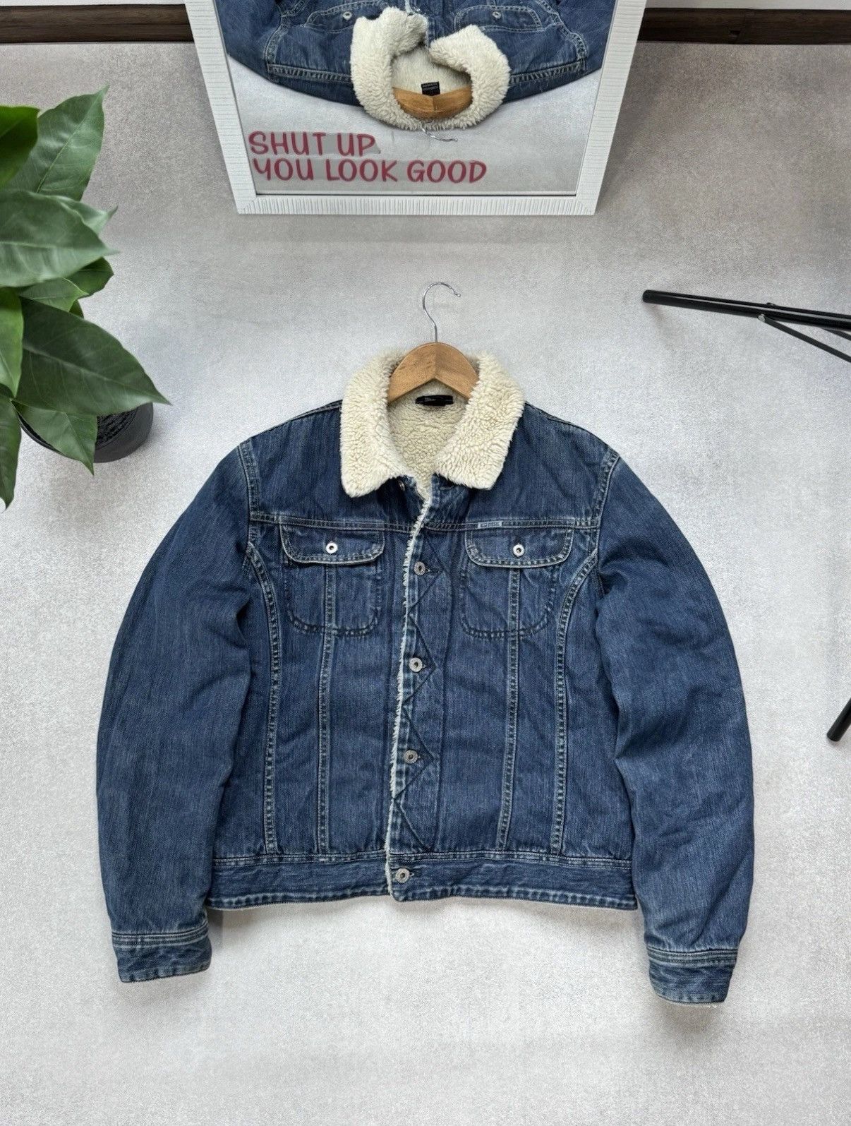 Diesel Diesel Vintage Sherpa Retro 90s Sherpa Jeans Denim Jacket Size US M / EU 48-50 / 2 - 1 Thumbnail