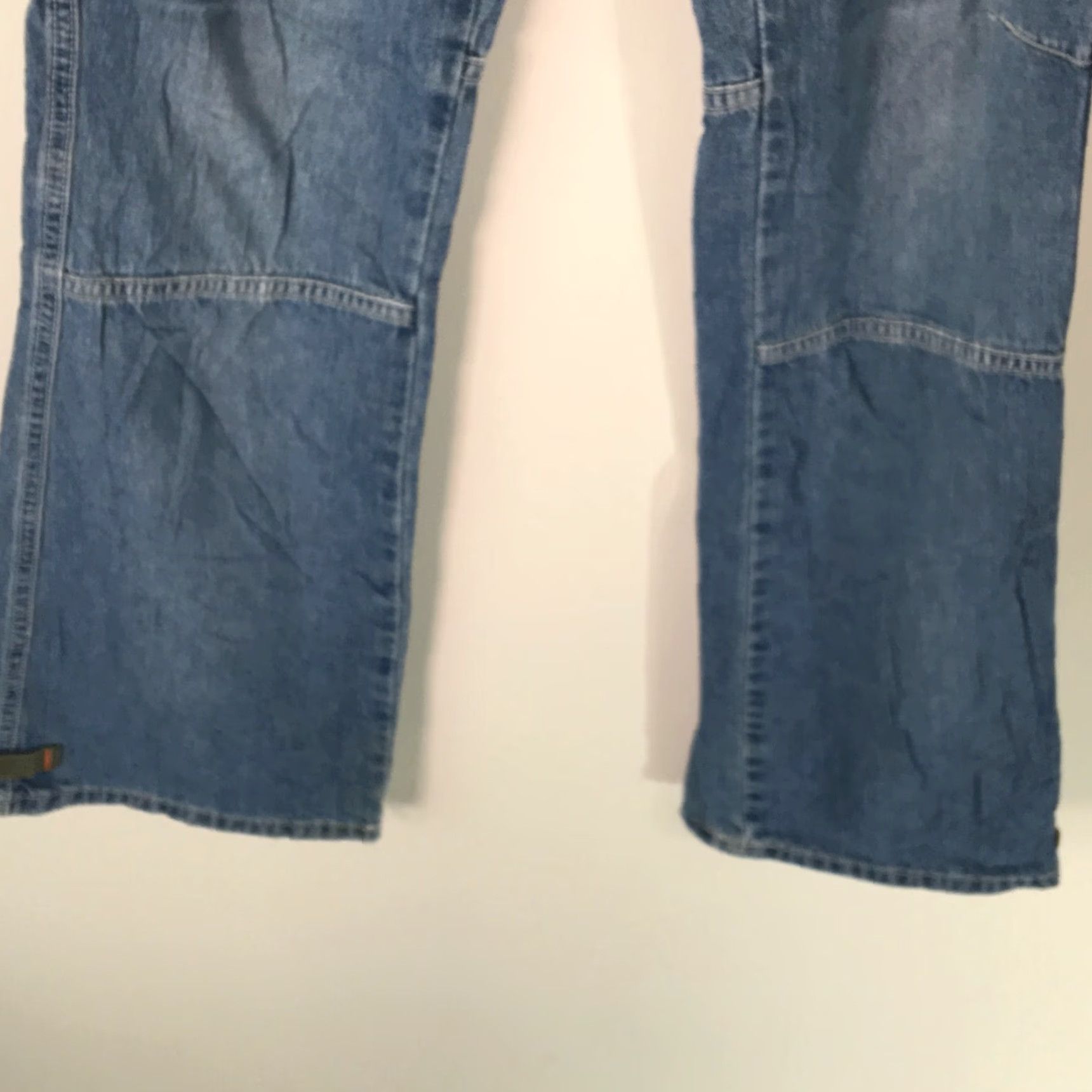 American Eagle Outfitters American Eagle Outfitters Womens Boot Cut Jeans Low Rise Regular Fit Blue Size 4 Size 27" / US 4 / IT 40 - 7 Thumbnail