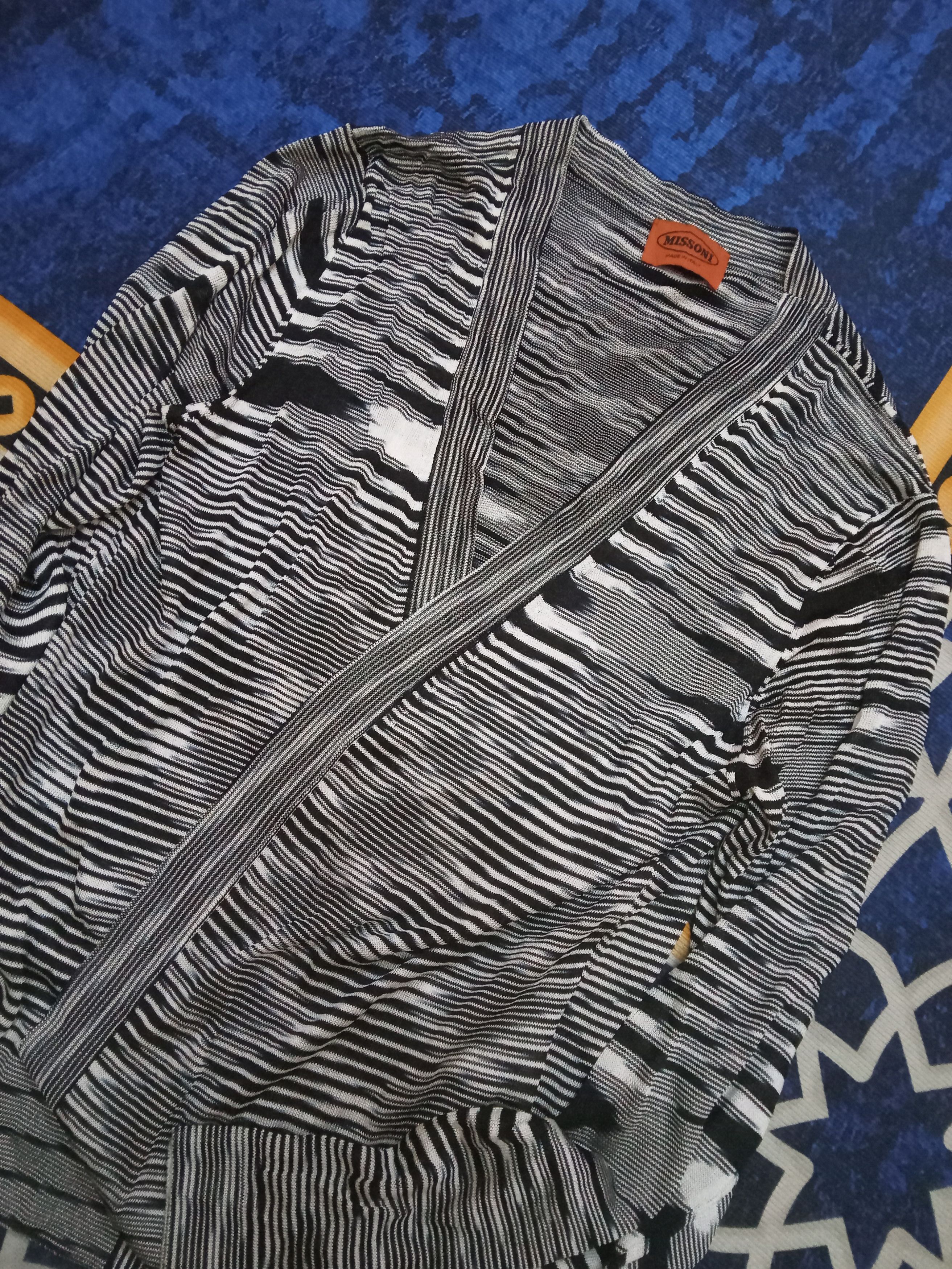 Missoni Missoni Rayon Cardigan Size L / US 10 / IT 46 - 5 Thumbnail