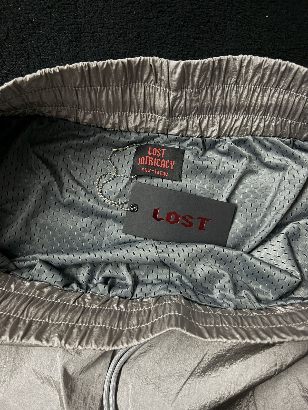 LOST INTRICACY SIZE 3XL Lost Intricacy Grey/Grey Track Pants Size US 44 / EU 60 - 8 Thumbnail