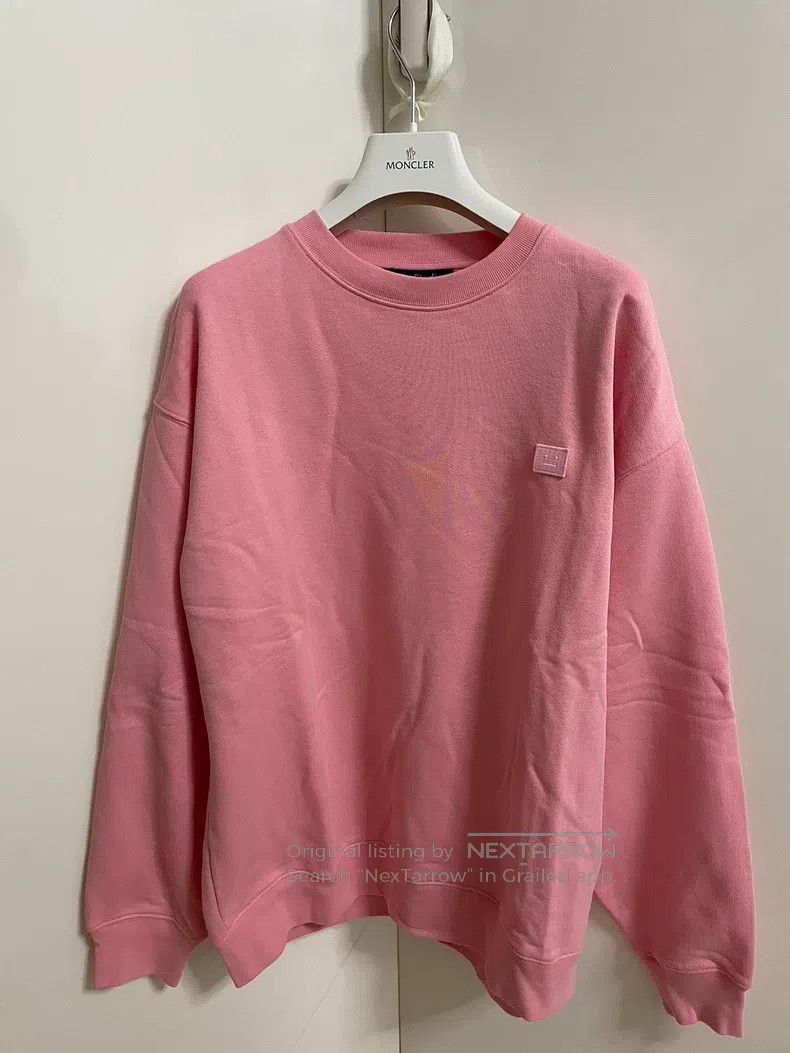 Acne Studios Acne Studios Pink Sweatshirt OS Loose Fit Size S / US 4 / IT 40 - 1 Thumbnail