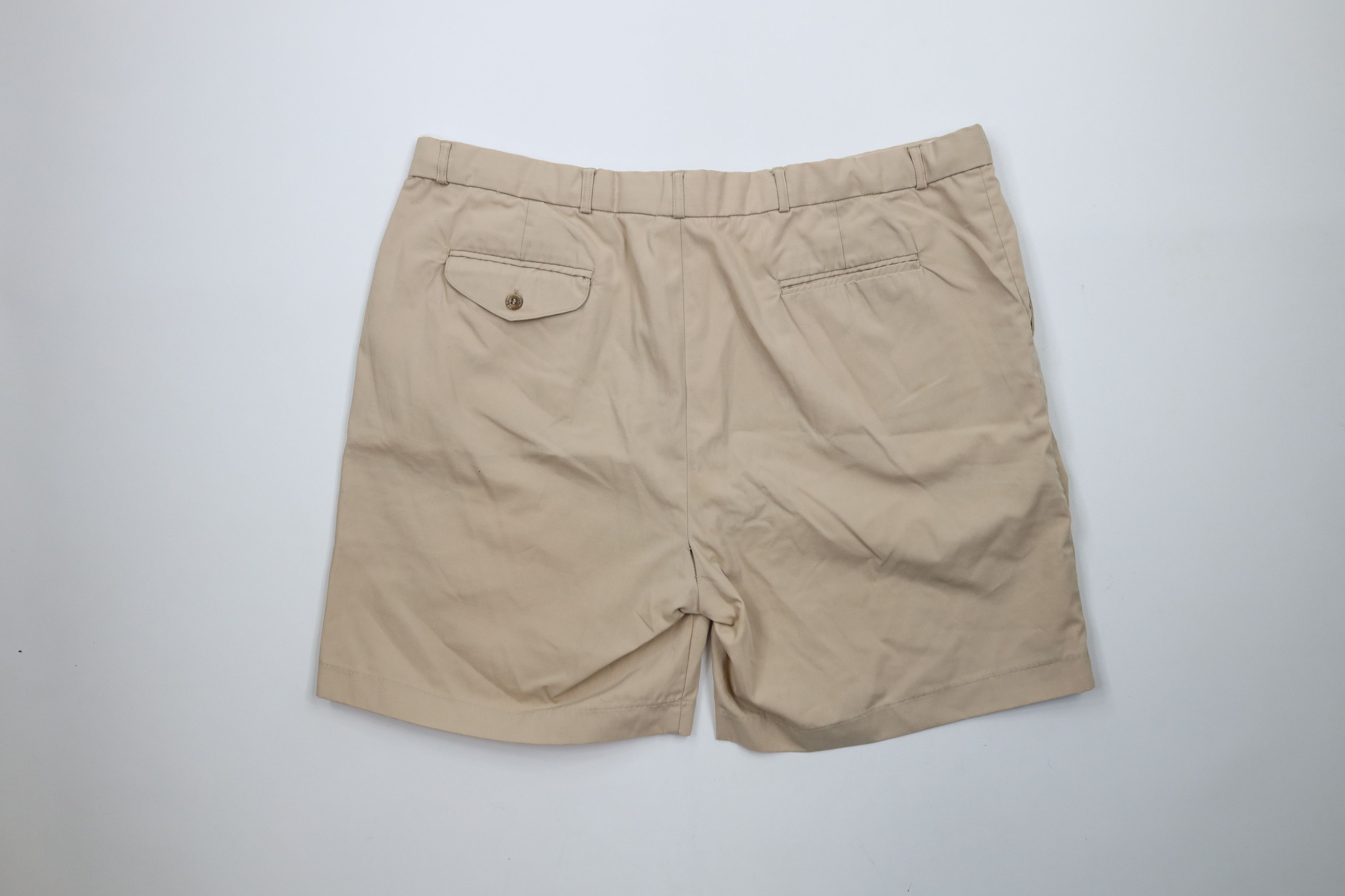 Vintage Vintage 80s 90s Streetwear Above Knee Chino Shorts Beige Size US 42 / EU 58 - 10 Thumbnail