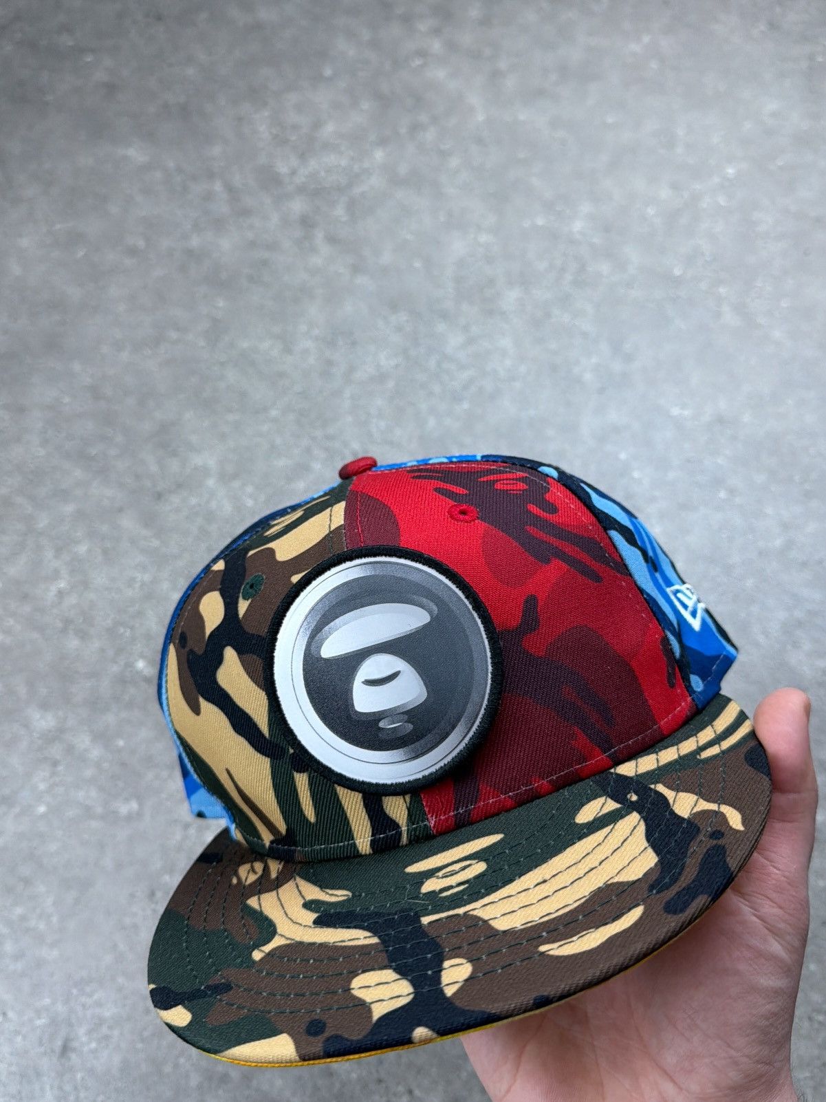 Aape Bape x New Era Full Cap rare multicolor hype swag drip Size ONE SIZE - 6 Thumbnail