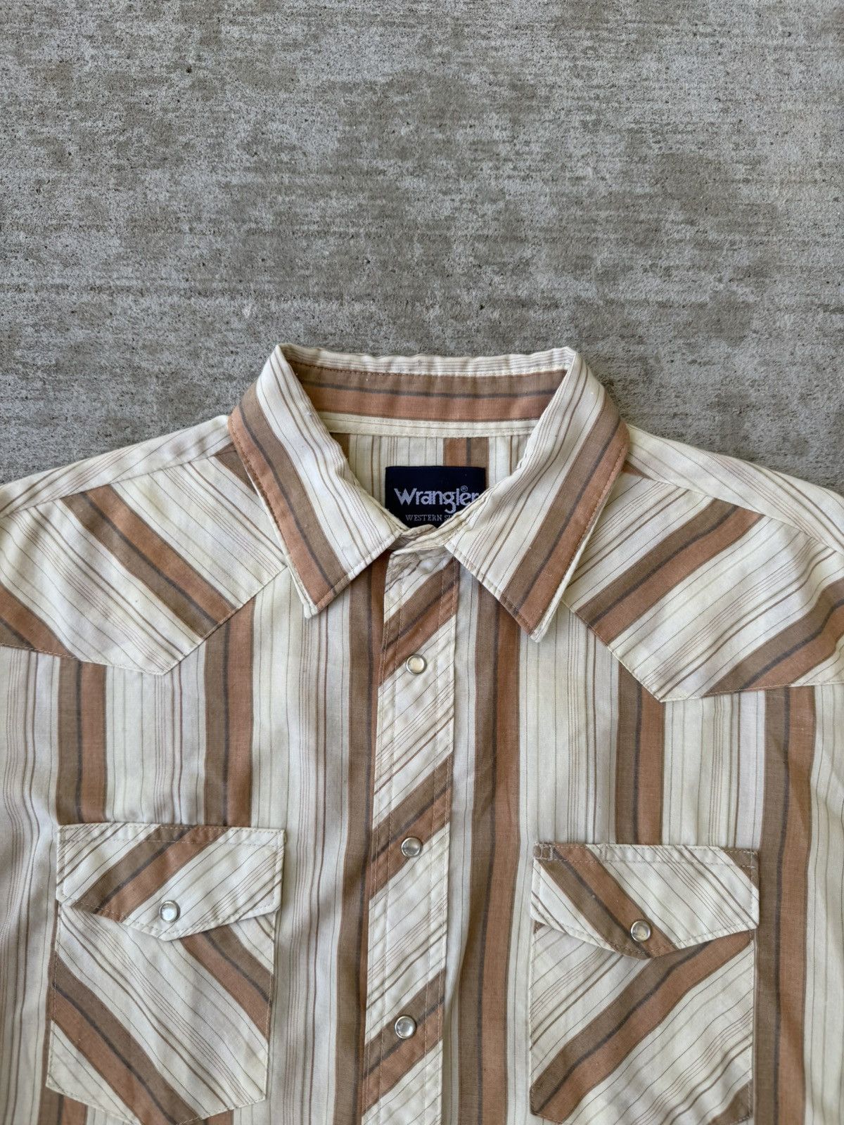 Wrangler 1990s Wrangler Western Pearl Snap Button Up Shirt Size US L / EU 52-54 / 3 - 3 Thumbnail