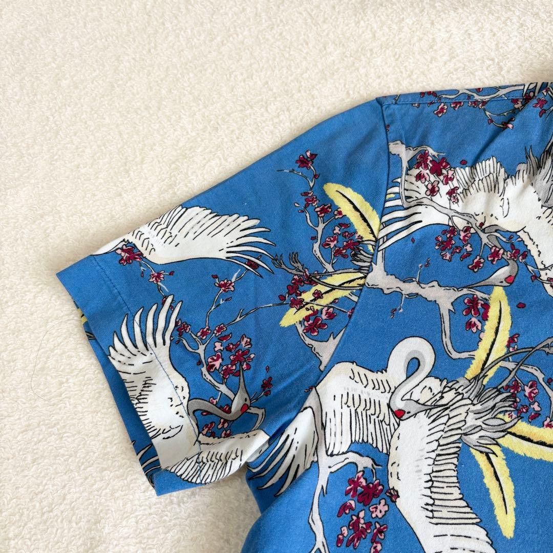 Louis Vuitton Louis Vuitton Crane Print Short Sleeve T-Shirt Blue Size US M / EU 48-50 / 2 - 5 Thumbnail