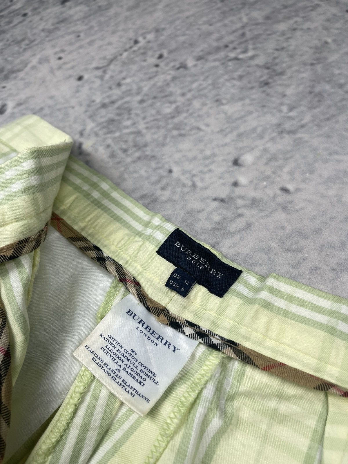 Burberry × Vintage Burberry luxury green pants Size US 31 - 5 Thumbnail