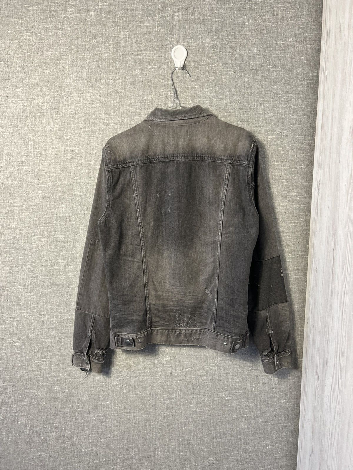 Allsaints Rare Allsaints Gault Distressed Denim Jacket Corduroy Collar Size US S / EU 44-46 / 1 - 8 Thumbnail