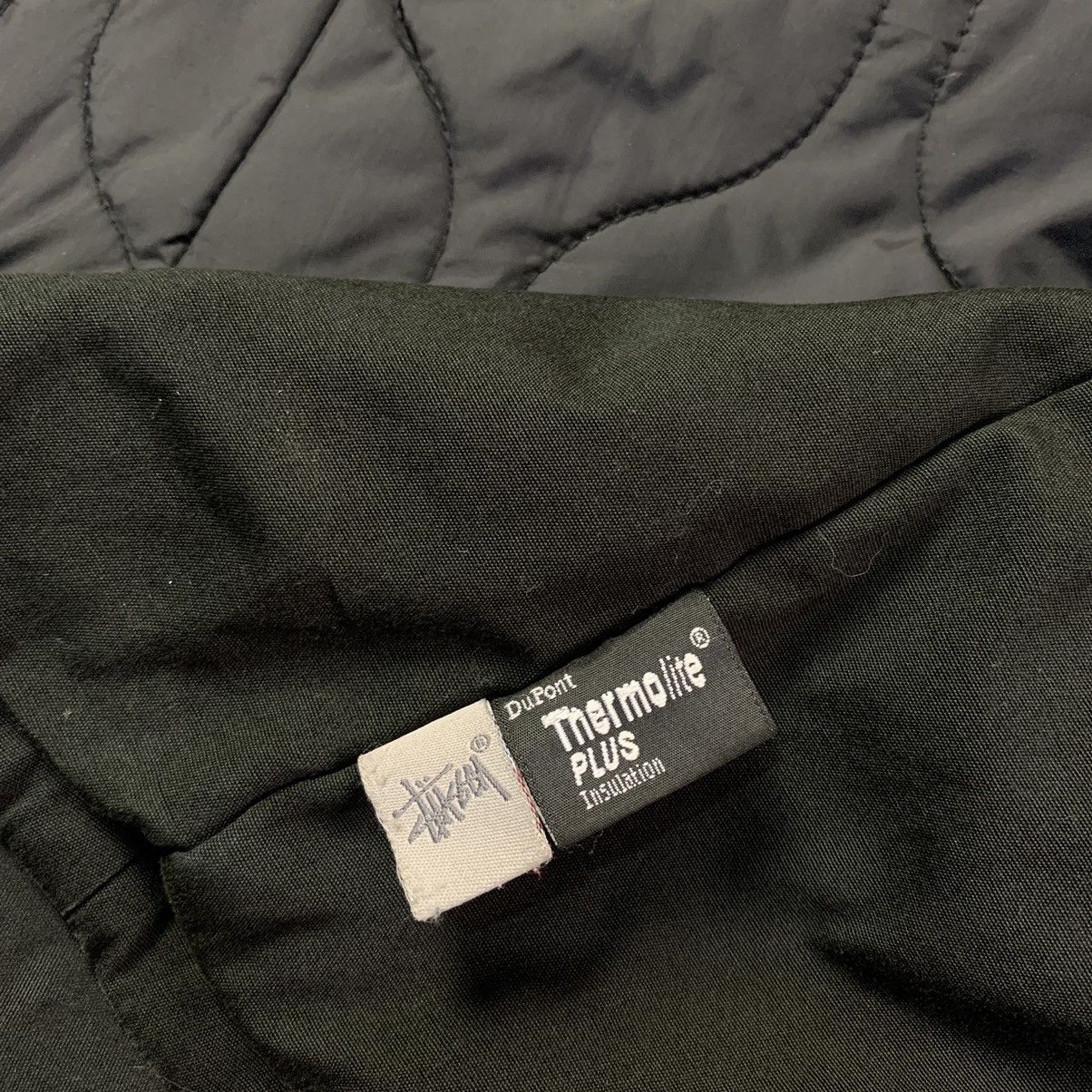 Stussy Stussy quilted lined thermolite fur hood parka jacket Size US L / EU 52-54 / 3 - 14 Thumbnail