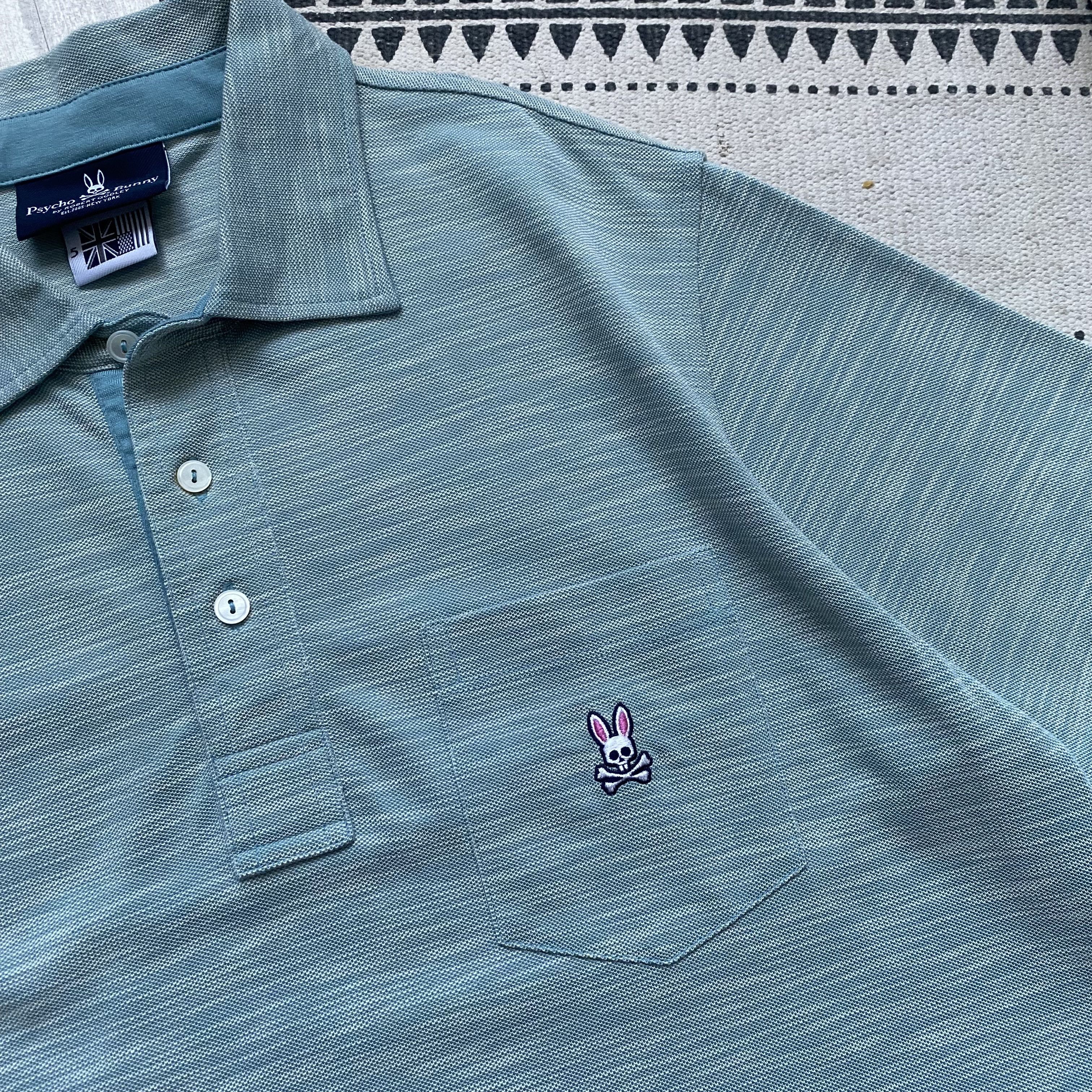 Psycho Bunny 🐰Luxury Psyho Bunny polo shirt t-shirt Ralph Lauren style Size US L / EU 52-54 / 3 - 4 Thumbnail