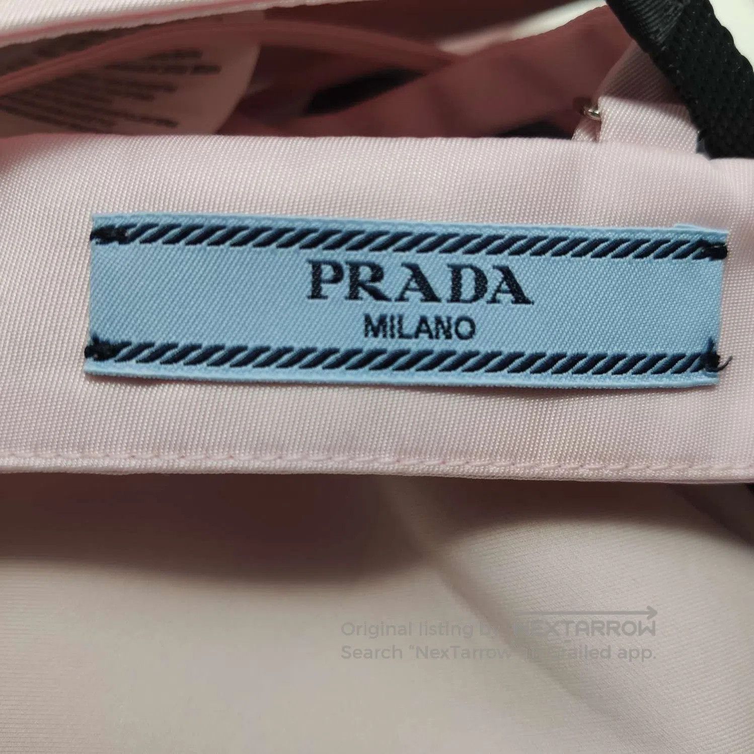 Prada Prada Triangle Logo Bralette in Pink . Size M / US 6-8 / IT 42-44 - 5 Thumbnail