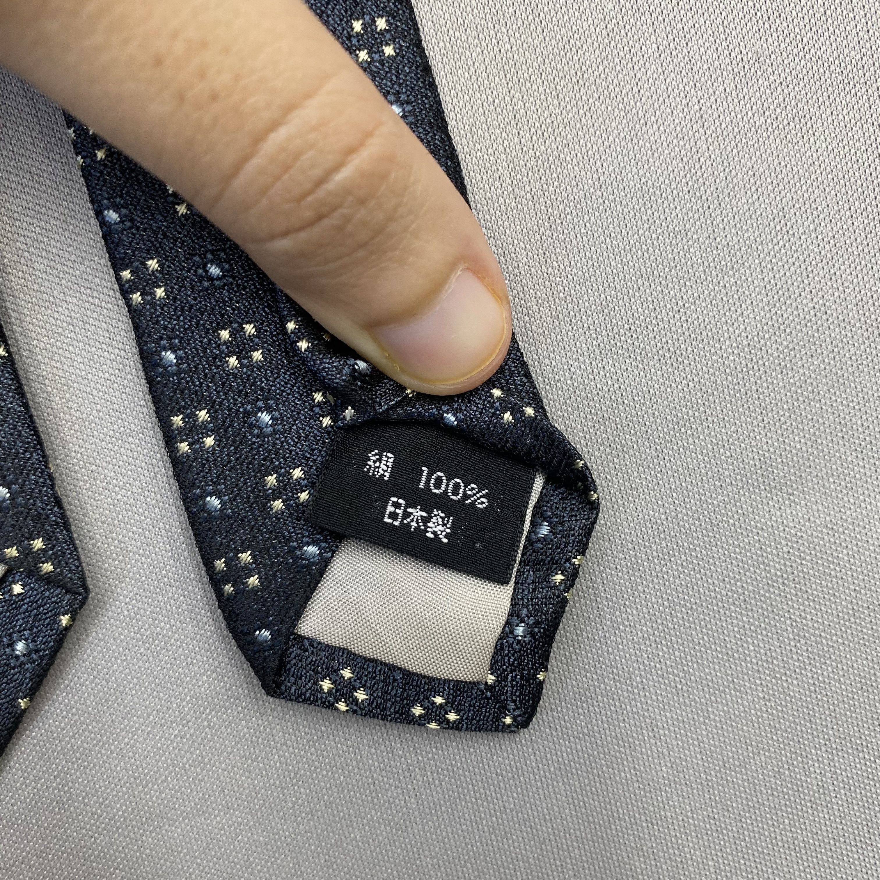 Japanese Brand Vintage Pierre Balmain SILK Necktie Cravate Pure Silk Size ONE SIZE - 7 Thumbnail