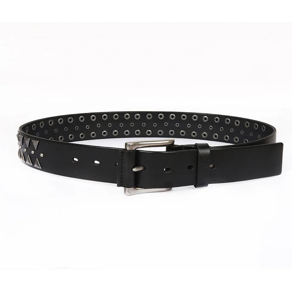 Japanese Brand Men stud buckle belt Size ONE SIZE - 2 Thumbnail
