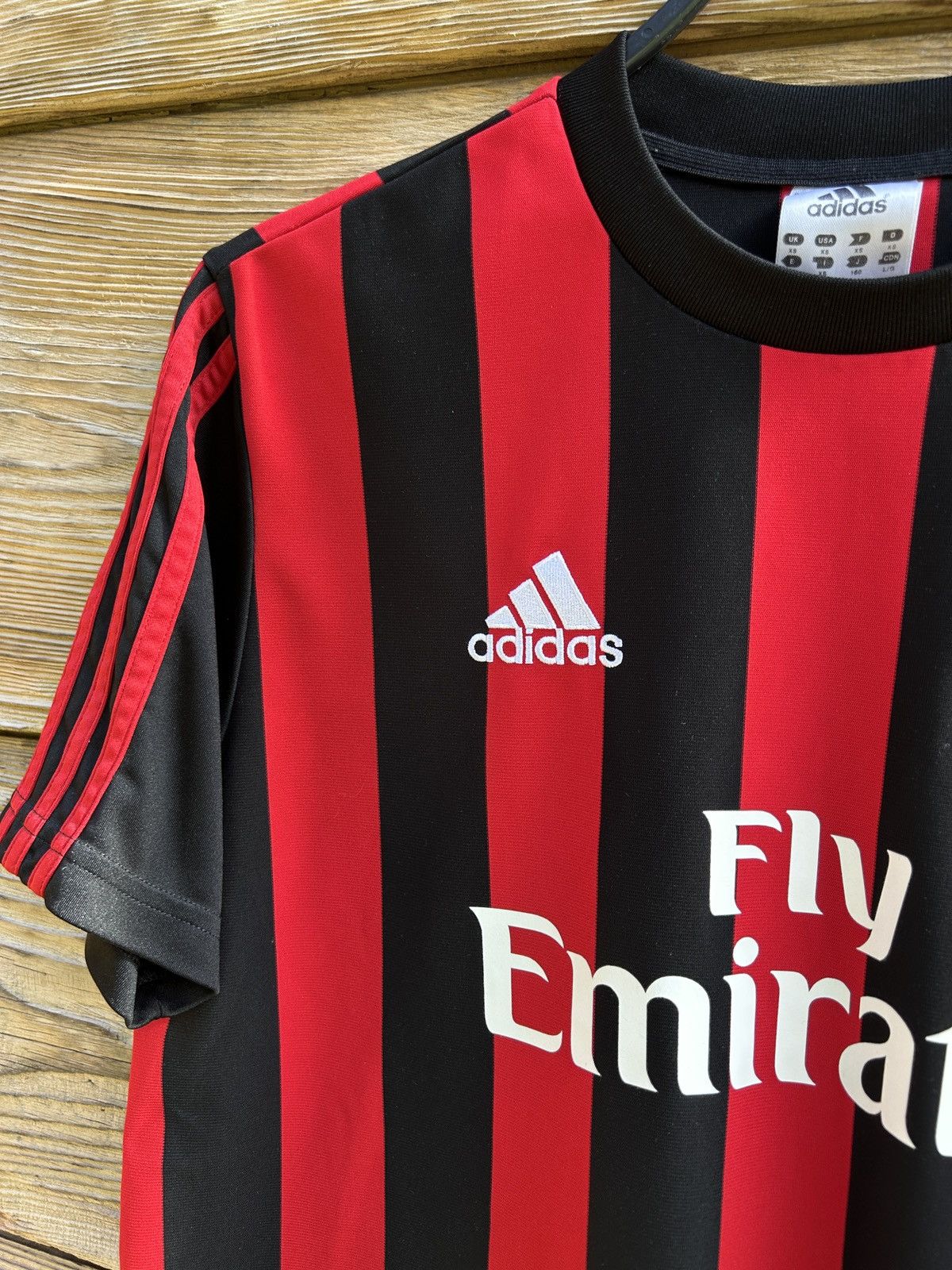 Adidas Adidas Ac Milan 2017/18 Home San Paolo Backprint Jersey Size US XS / EU 42 / 0 - 3 Thumbnail