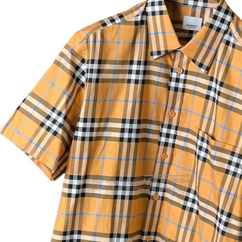 Burberry Burberry Classic Khaki Check Short Sleeve Shirt. Size US XS / EU 42 / 0 - 5 Thumbnail