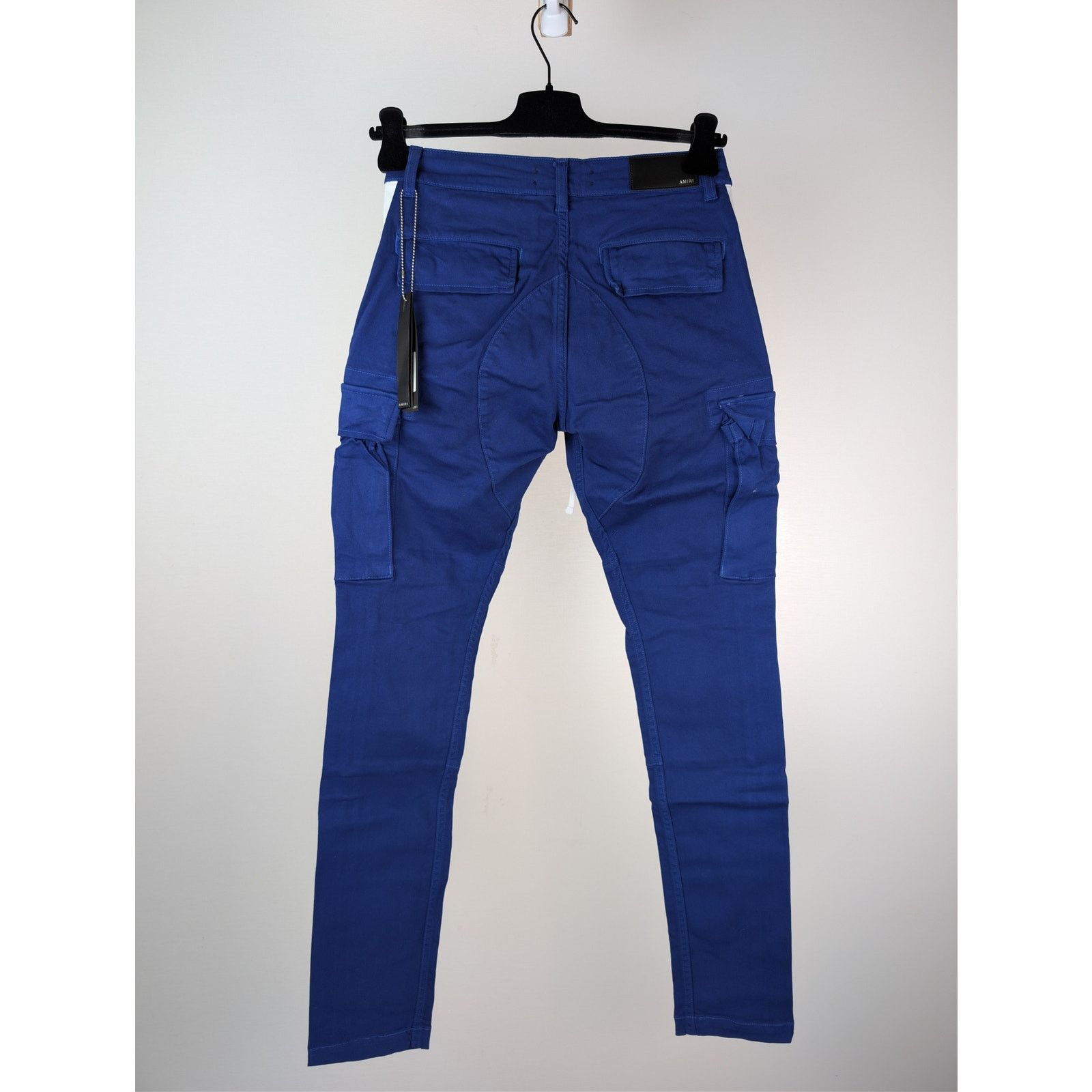 Amiri o1rshd1 Stack Track Cargo Trousers Pants Royal Blue / White Size US 28 / EU 44 - 12 Thumbnail