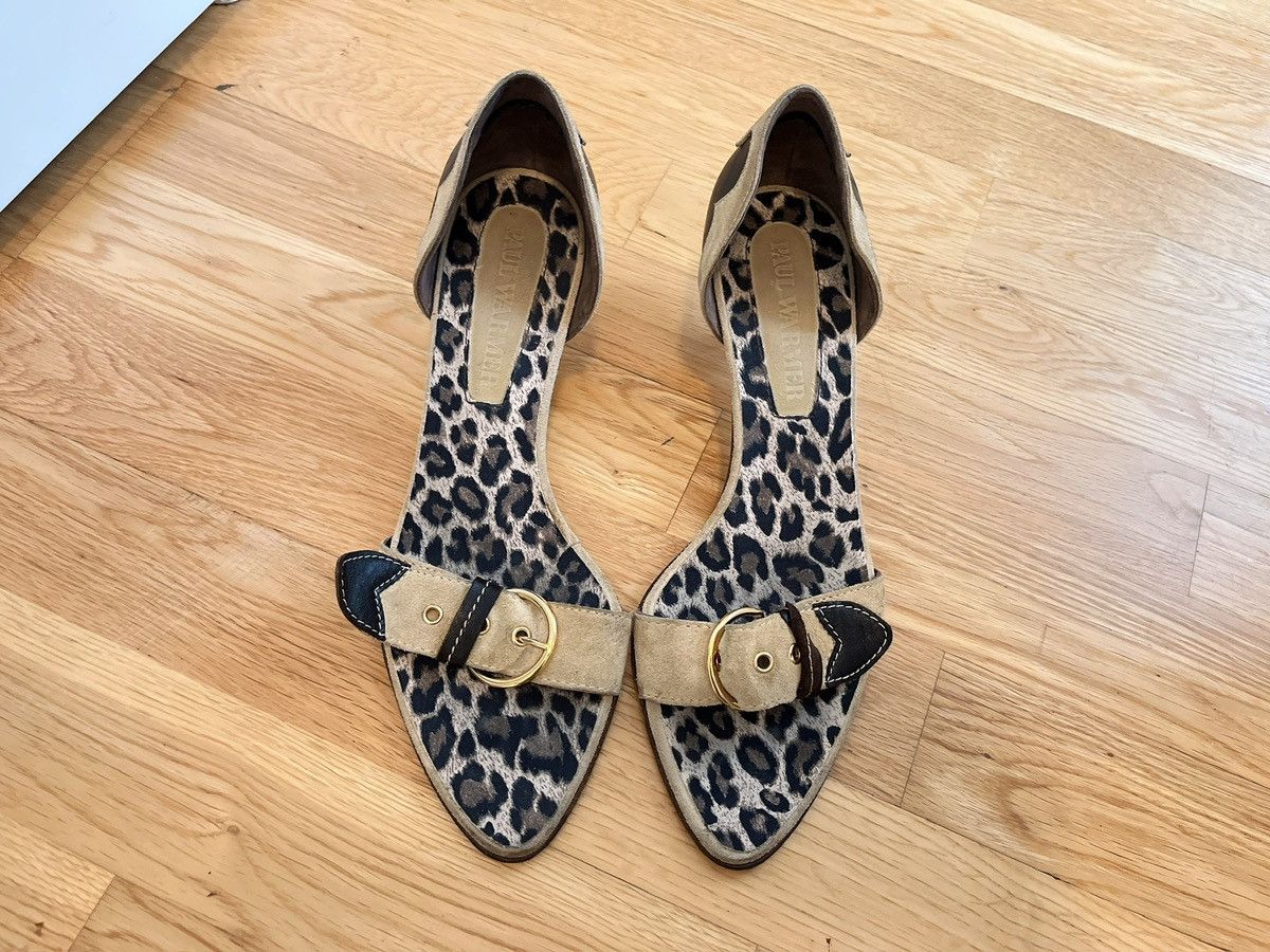 Other Paul Warmer Sandalen – Animal Print & Buckle Design Size US 7 / IT 37 - 1 Thumbnail