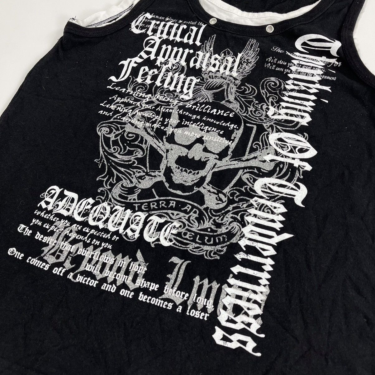 Seditionaries Wild Life Poem Double Layers Punk Goa Ifsixwasnine Tank Top Size US L / EU 52-54 / 3 - 5 Thumbnail