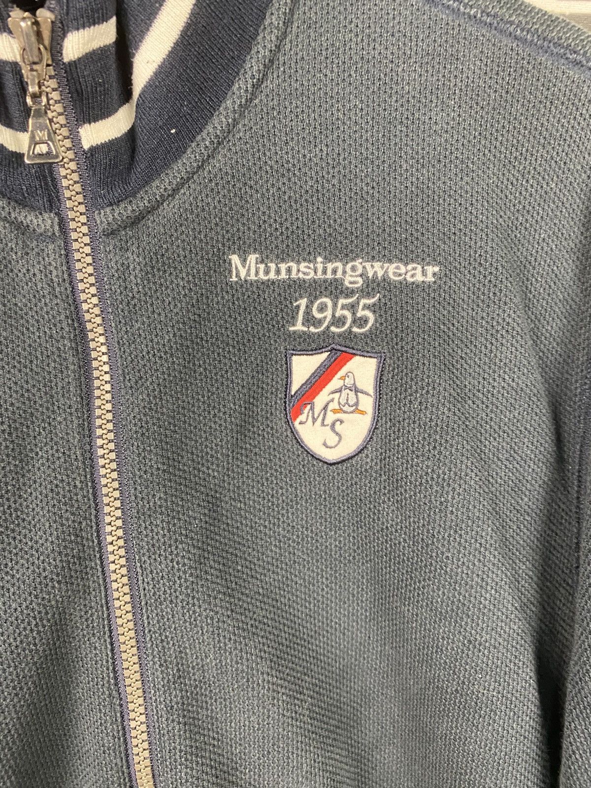 Gear for Sports VINTAGE Munsingwear Penguin Grand Slam Knitted Track Jacket Size US M / EU 48-50 / 2 - 3 Thumbnail