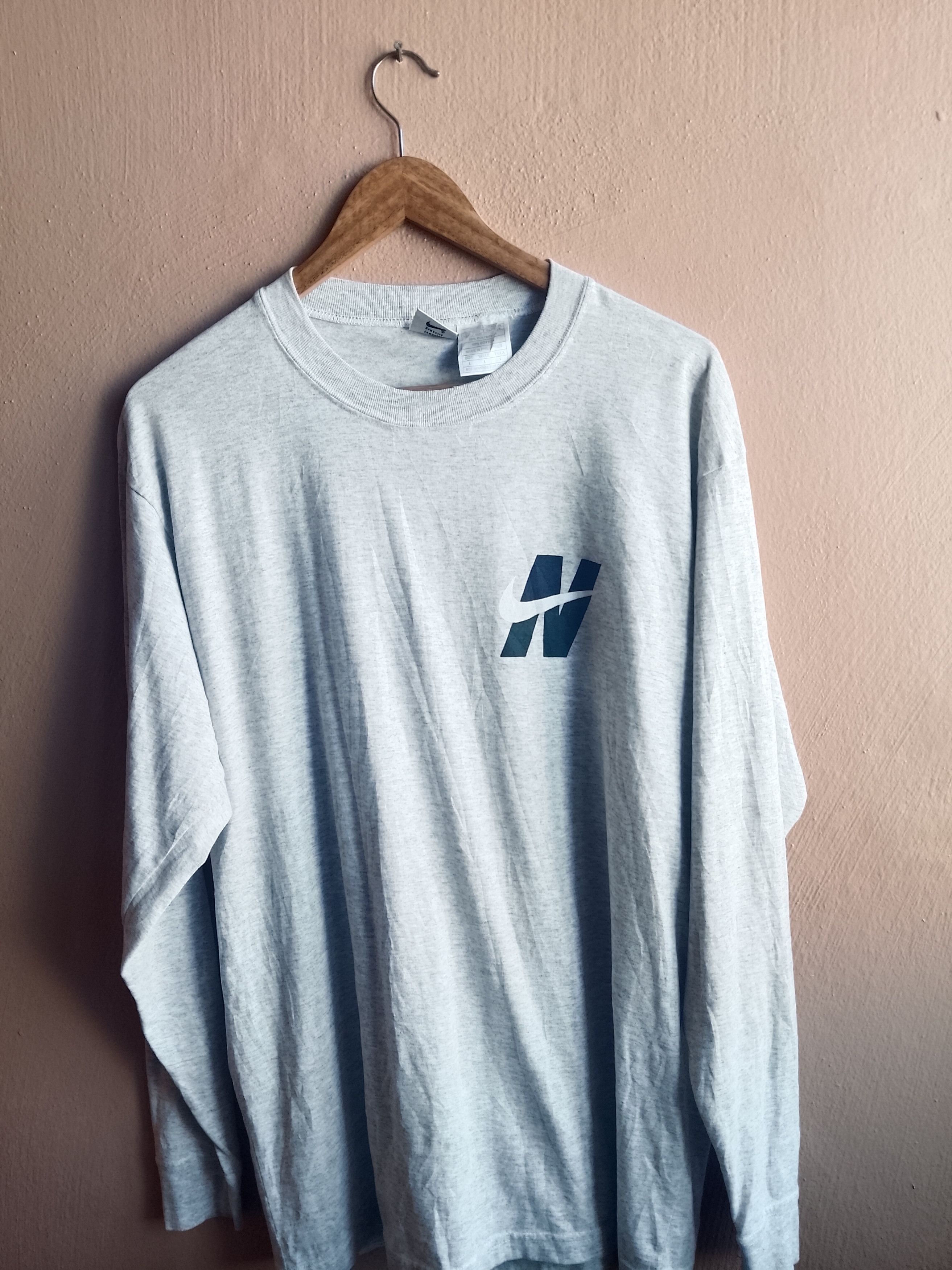 Nike × Vintage Vintage long sleeve Nike tee Size US L / EU 52-54 / 3 - 4 Thumbnail