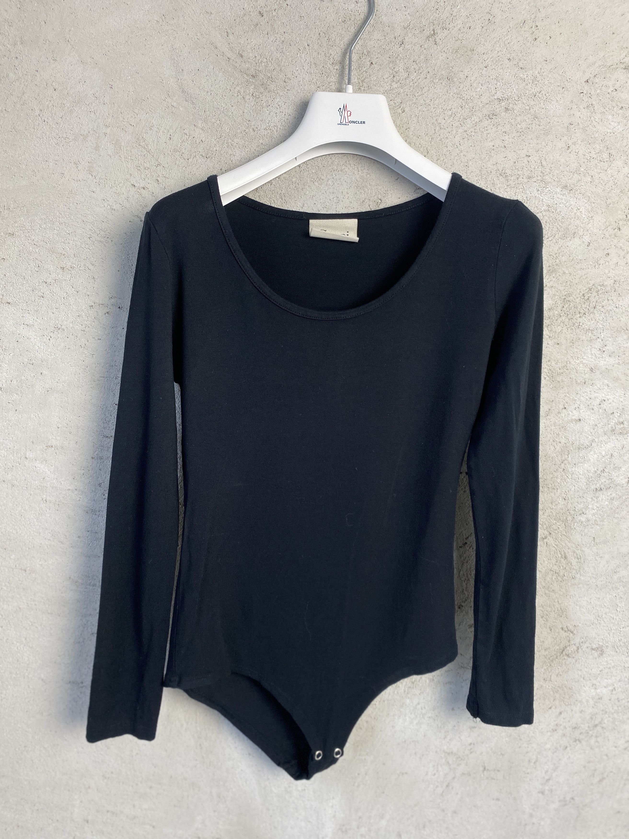 Ganni Ganni viscose long sleeve body bodysuit t-shirt tee casual Size M / US 6-8 / IT 42-44 - 1 Thumbnail